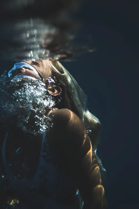 Underwater Blue Phone Wallpaper · ocean_v · 1440×2159