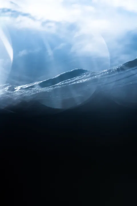 Underwater Blue Phone Wallpaper · ocean_v · 1440×2159