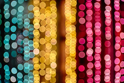 बोके लाइट्स 4K वॉलपेपर · abstract · 3840×2560