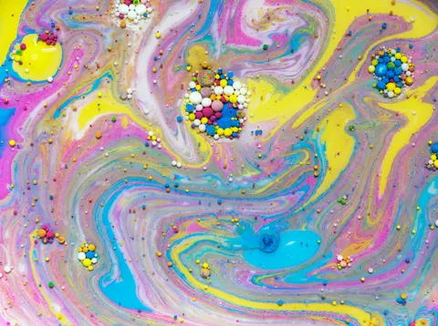 Wallpaper Pusaran Cat 4K · abstract · 3840×2867