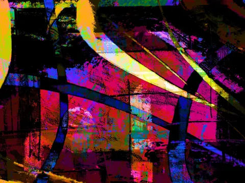 Geometrisch patroon 4K-achtergrond · abstract · 3840×2880