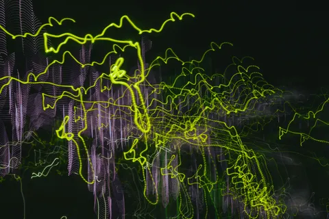 Neon Abstract 4K Wallpaper · abstract · 3840×2560