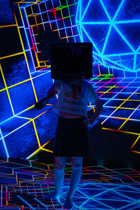 Synthwave Handy-Hintergrundbild · retro · 1440×2160