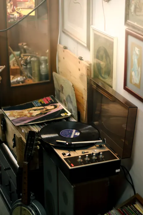 Vinile Sfondo per Telefono · retro · 1440×2160