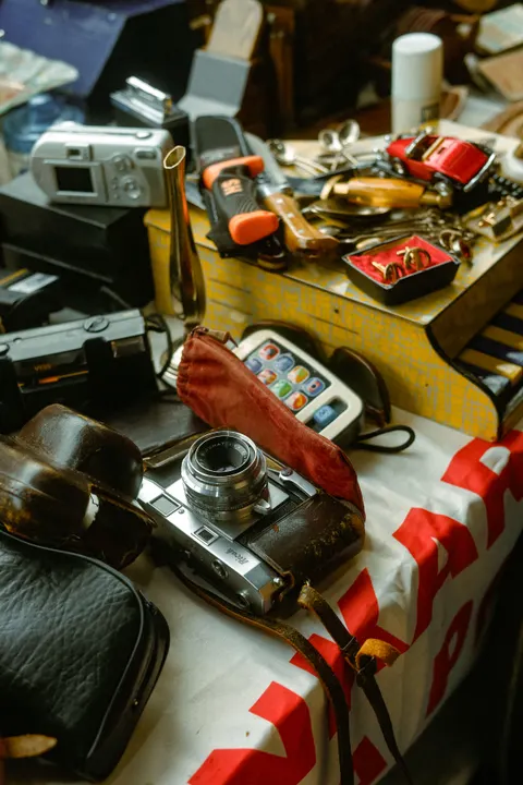 Vintage-Kamera Handy-Hintergrundbild · retro · 1440×2160