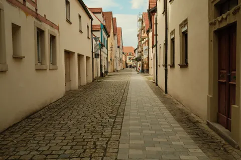 Fond d'écran Rue de la vieille ville 4K · architecture · 3840×2560
