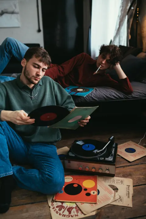 Vinile Sfondo per Telefono · retro · 1440×2160