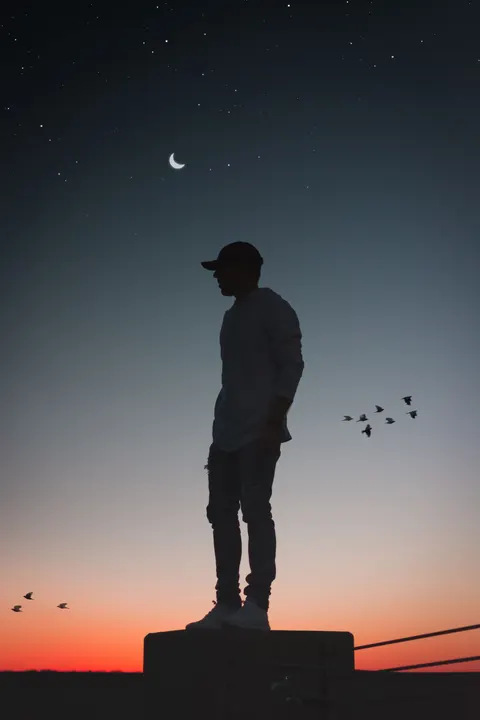 Siluet Malam Wallpaper HP · amoled · 1440×2160