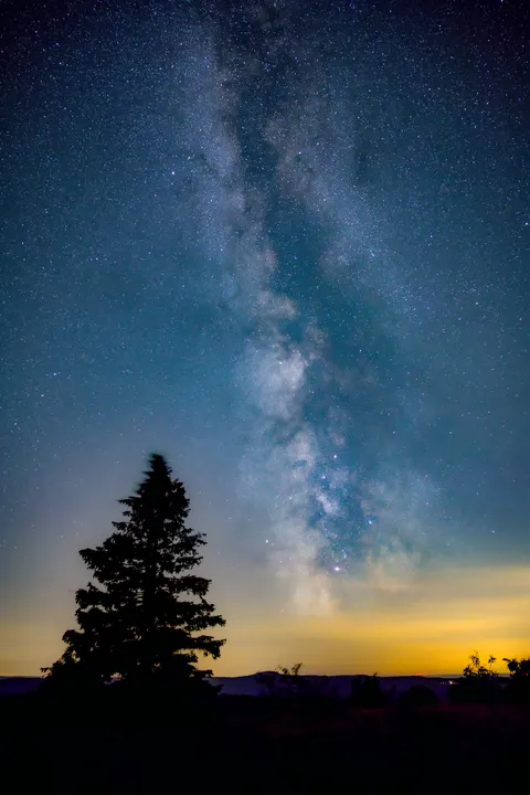 Fondo de Pantalla para Móvil Silueta Nocturna · amoled · 1440×2158