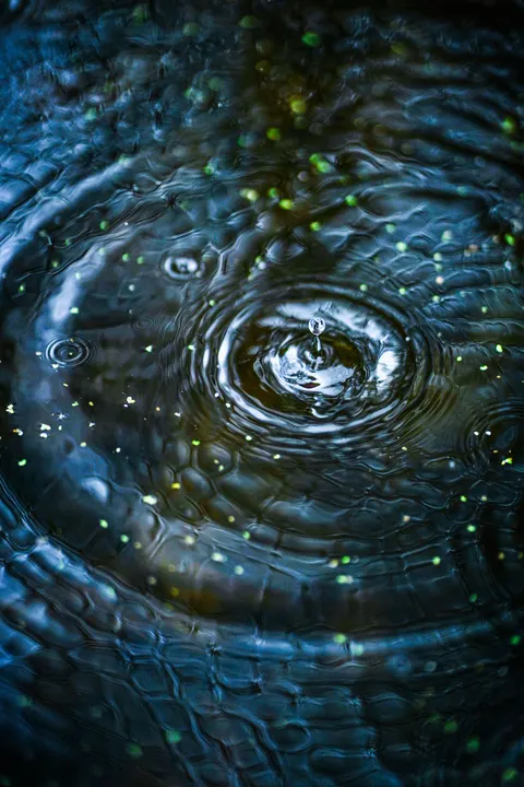 Fondo de Pantalla para Móvil Agua Oscura · amoled · 1440×2160