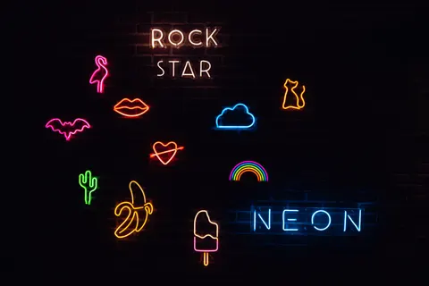 Fond d'écran Enseigne néon 4K · neon · 3840×2560