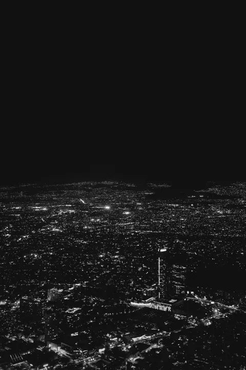 Città in Nero Sfondo per Telefono · amoled · 1440×2160