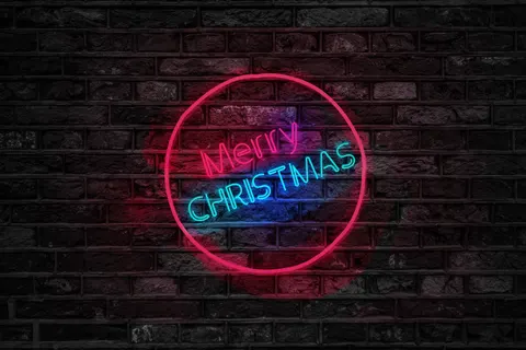 Tapeta Neonowy szyld 4K · neon · 3840×2560