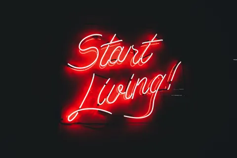 Tapeta Neonowy szyld 4K · neon · 3840×2560
