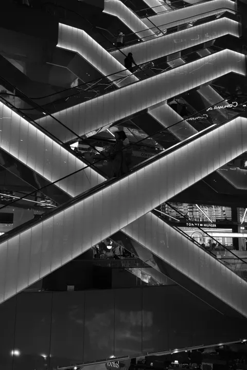 Fondo de Pantalla para Móvil Ciudad en Negro · amoled · 1440×2160