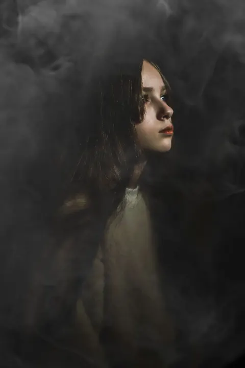 Black Smoke Phone Wallpaper · amoled · 1440×2160