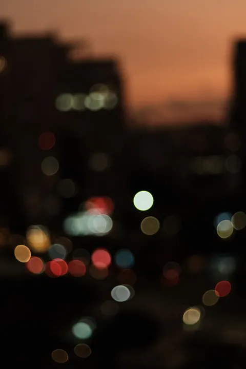 Schwarze Stadt Handy-Hintergrundbild · amoled · 1440×2160