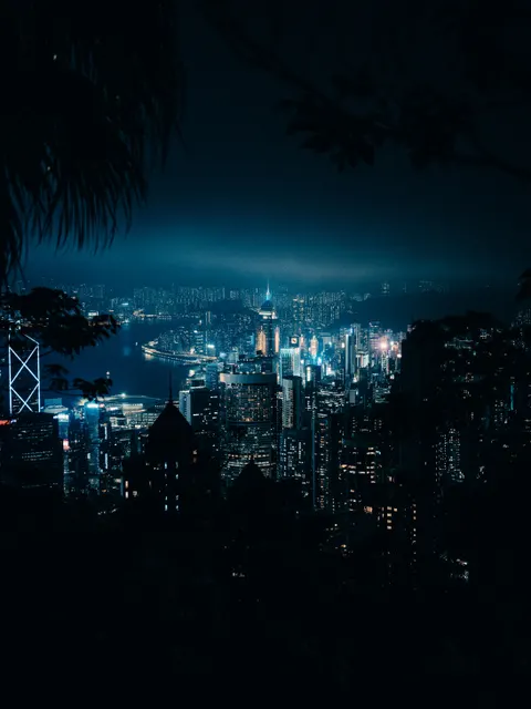 Kota Hitam Wallpaper HP · amoled · 1440×1920