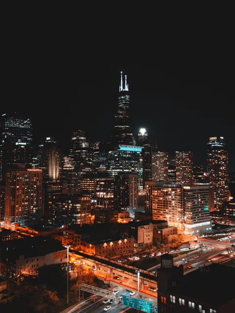 Black City Phone Wallpaper · amoled · 1440×1920