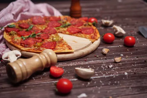 Обои Пицца 4K · food · 3840×2560