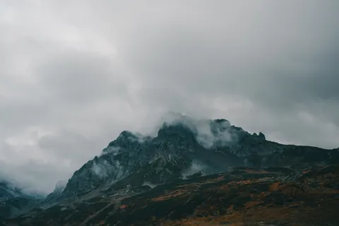 Dark Mountains 4K Wallpaper · dark · 3840×2560