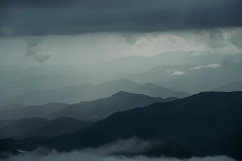 Dark Mountains 4K Wallpaper · dark · 3840×2563
