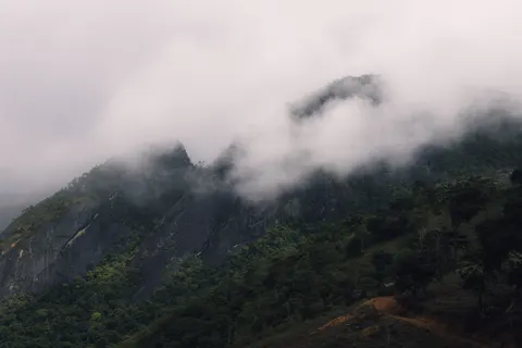 Dark Mountains 4K Wallpaper · dark · 3840×2560