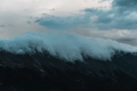 Dark Mountains 4K Wallpaper · dark · 3840×2560