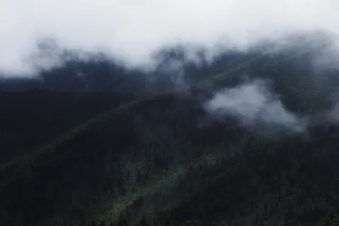 Dark Mountains 4K Wallpaper · dark · 3840×2561