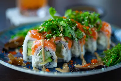 Sushi 4K-achtergrond · food · 3840×2560