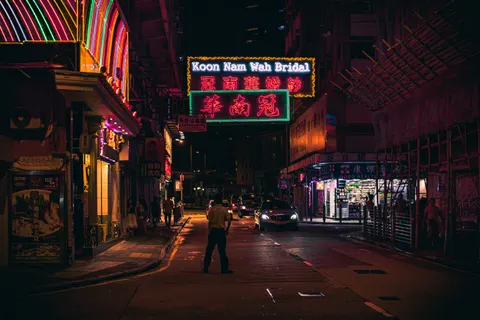 Neon City 4K Wallpaper · neon · 3840×2560