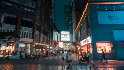 Neon Stad 4K-achtergrond · neon · 3840×2160