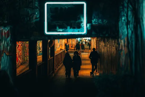 Neon City 4K Wallpaper · neon · 3840×2560