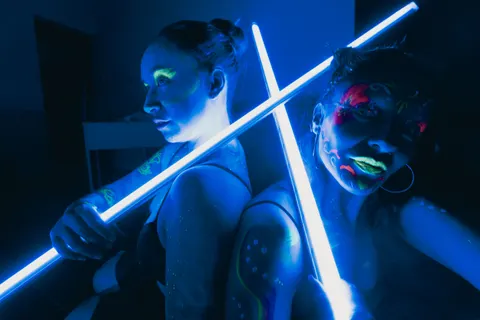 Tapeta Neonowe Światła 4K · neon · 3840×2560