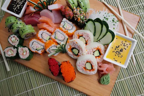 Sushi 4K-achtergrond · food · 3840×2560