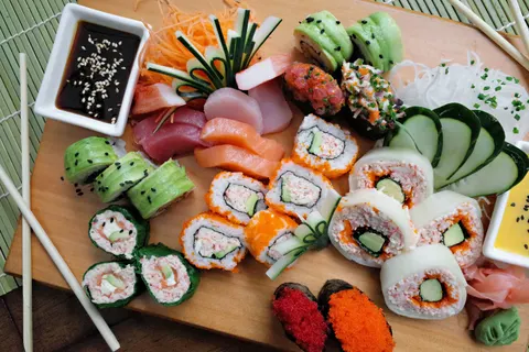 सुशी 4K वॉलपेपर · food · 3840×2560