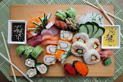 Papel de parede Sushi 4K · food · 3840×2560
