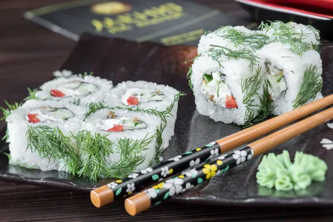 Fondo de pantalla Sushi 4K · food · 3840×2560