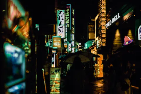 Fondo de pantalla Tokio Neón 4K · neon · 3840×2560