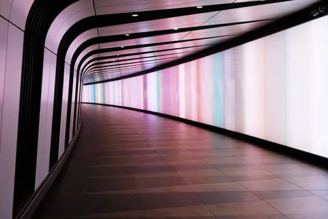 Neon Tunnel 4K Wallpaper · neon · 3840×2560