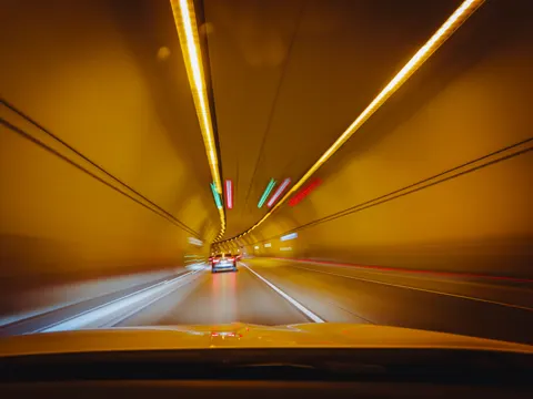 Neon Tunnel 4K Wallpaper · neon · 3840×2880