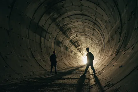 Neon Tunnel 4K Wallpaper · neon · 3840×2560