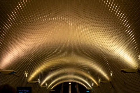 Neon Tunnel 4K Wallpaper · neon · 3840×2563