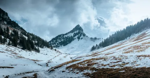Winterberge 4K Hintergrundbild · winter · 3840×1997