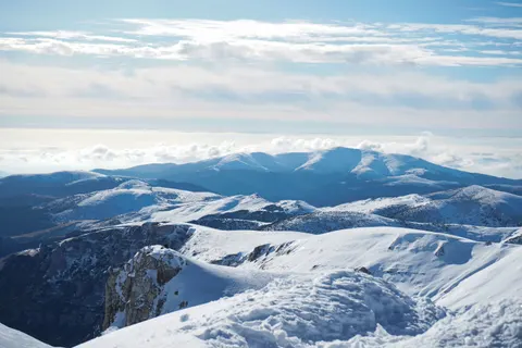 Sfondo Montagne Invernali 4K · winter · 3840×2560