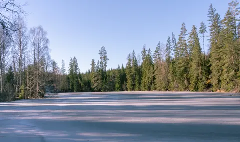 冬の湖 4K壁紙 · winter · 3840×2274