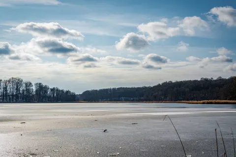 Fond d'écran Lac d'Hiver 4K · winter · 3840×2560