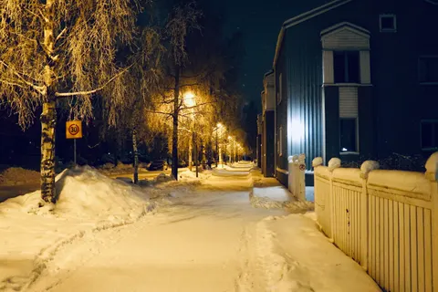 Обои Снегопад 4K · winter · 3840×2560