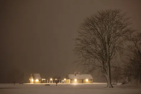 Fond d'écran Chute de neige 4K · winter · 3840×2561