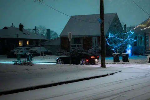 Обои Снегопад 4K · winter · 3840×2560